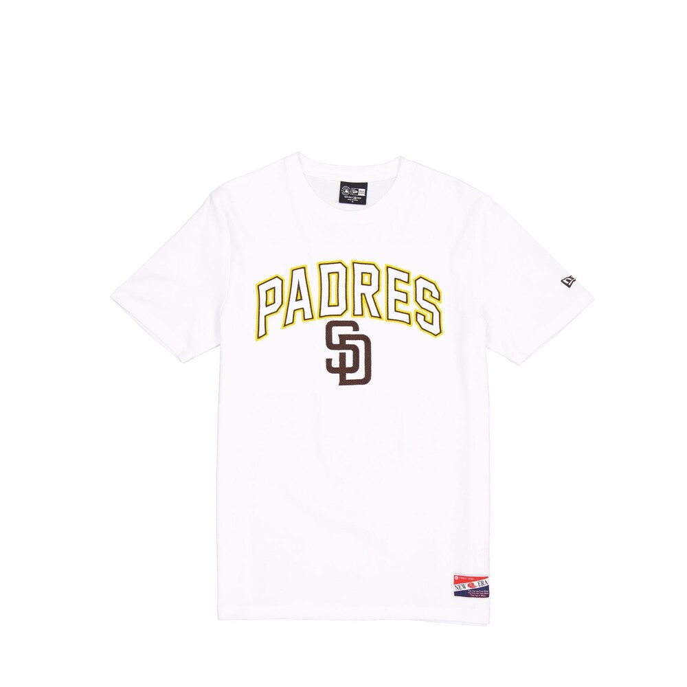 New Era San Diego Padres Throwback White T-Shirt - Size L